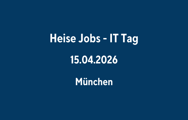 Heise Jobs IT Tag München