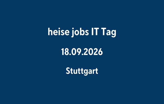 heise jobs IT Tag Stuttgart